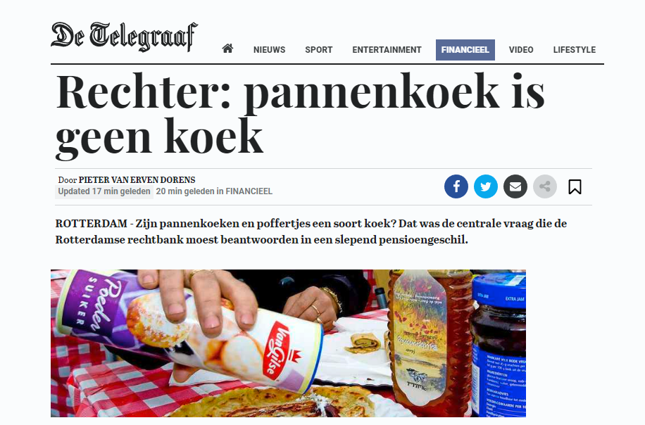 Artikel Telegraaf, 8 augustus 2019